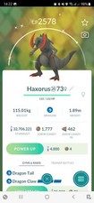 Shiny haxorus - haxorus, (axew