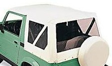 Soft Top WHITE clear windows