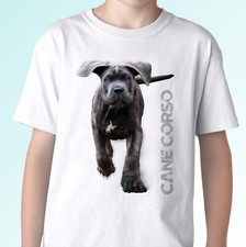 T-shirt bianca Cane Corso cane
