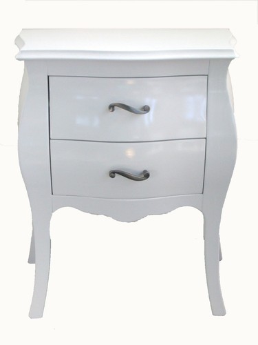 Comodino bombato barocco