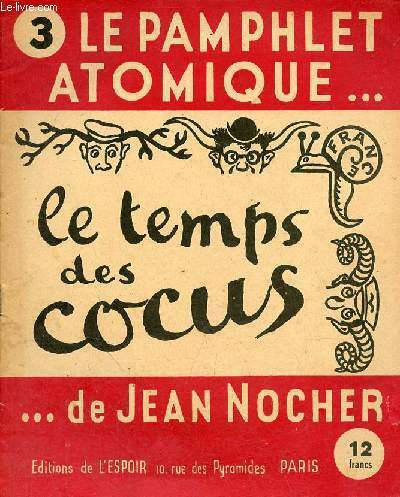 Pamphlet atomique jean - atomique, de