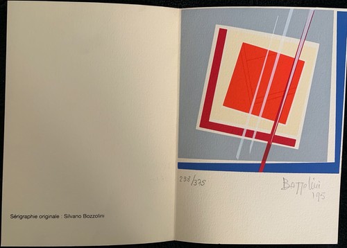 Silvano bozzolini serigraphie - bozzolini,
