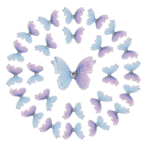 25pcs farfalle organza - in, per
