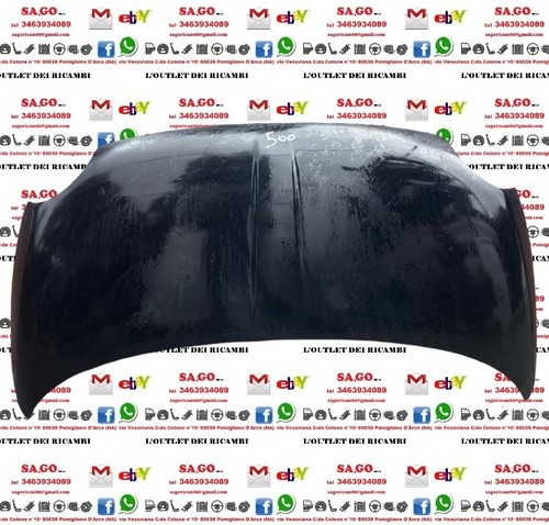 Cofano anteriore fiat 500 anno - cofano,