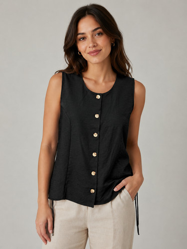 Camicetta donna nera con