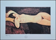 Amedeo modigliani lying - lying, act