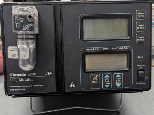 Capnografo monitor ohmeda 5200 - capnografo,