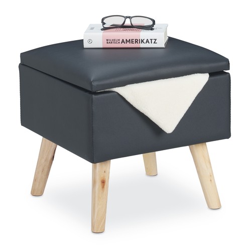 Pouf sgabello imbottito cubo - pouf,