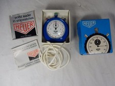 Noto buon cronometro meccanico HEUER LEONIDAS TRACKMASTER Swiss made full set
