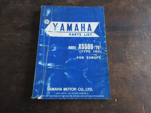 Yamaha xs500 1h2 1976 - 1h2,