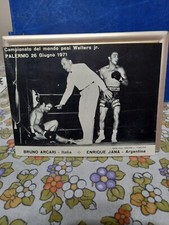 Boxe Foto Pubbl. Bruno Arcari Camp. Mondiale Pesi Welters Jr Palermo 26/06/1971.