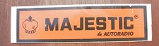ADESIVO sticker vintage stickers adesivi MAJESTIC le autoradio auto radio stereo