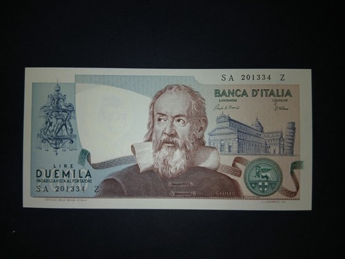 2000 lire galileo errore - 2000,