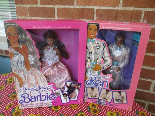 Lotto barbie ken afroamericana - barbie,