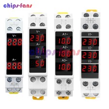 Voltmetro AC 80-500V 100A DIN