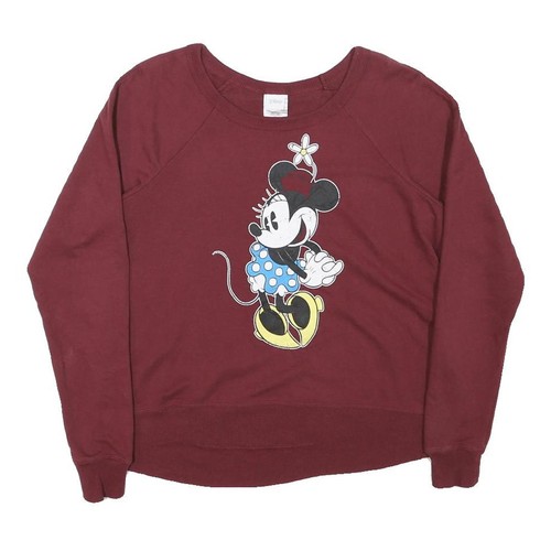 Disney felpa donna maroon - disney,