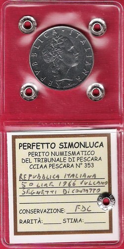 Lire 1966 vulcano - 1966, 1°