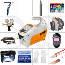 Rehm Wig Saldatrice Tiger 230 Dc Ultra Digitale In Set 3 Saldatori Tig Hf