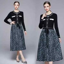 Vestito Abito Elegante Lungo