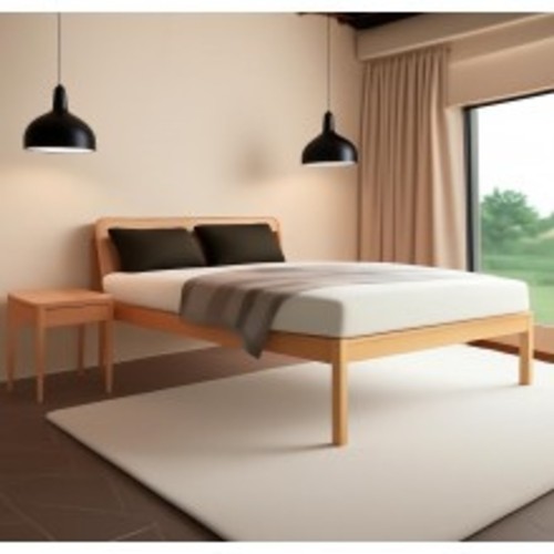 Letto legno massello di - legno,