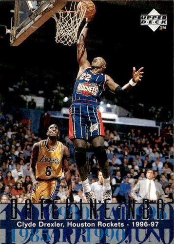 Card nba clyde - clyde, drexler