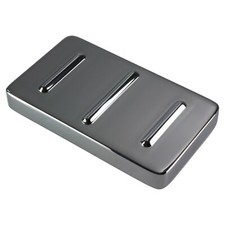 Coperchio pedale freno - C&C - alluminio cromato - Kawasaki VN 1500 Mean Streak