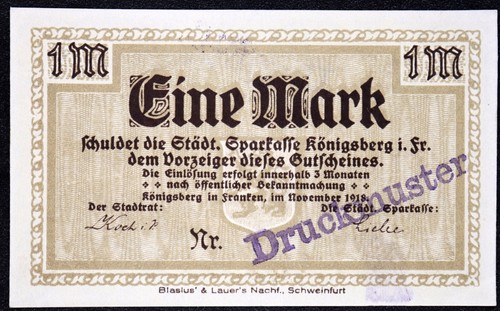 Königsberg 1918 raro - kÖnigsberg, xx-raro