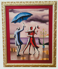 Mark Kostabi  Fine Art Giclèe a foglio pieno The proposal 2023