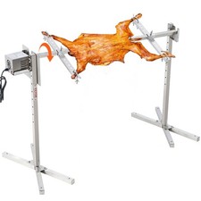 Uimoso Barbecue per Agnello Barbecue per Maialini da Truciolare Barbecue per Arrosto a Spiedini 52W 60kg Elettrico 116cm