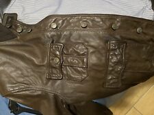 Dsquared 2 giacca pelle uomo marrone