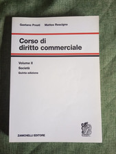 CORSO DI DIRITTO COMMERCIALE, vol.2, Presti e Rescigno , Zanichelli, 2011.