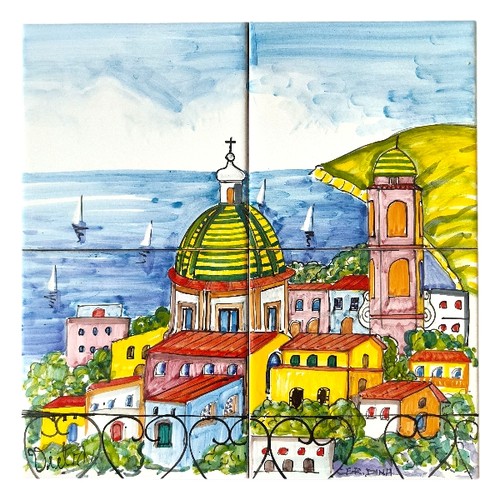 Pannello ceramica con - in,