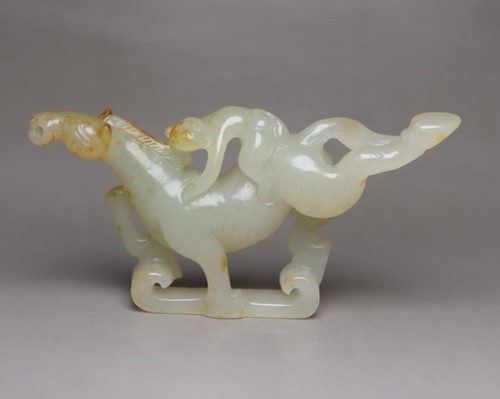 Vecchia statuina pechino giada - vecchia,