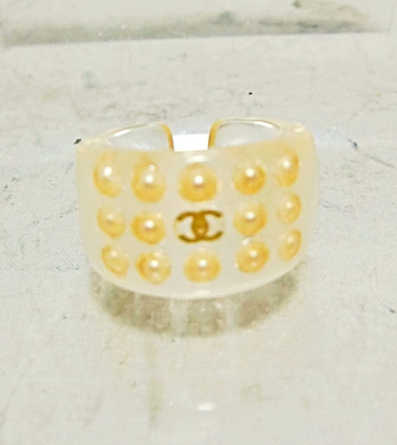 Anello perle plastica - di, in