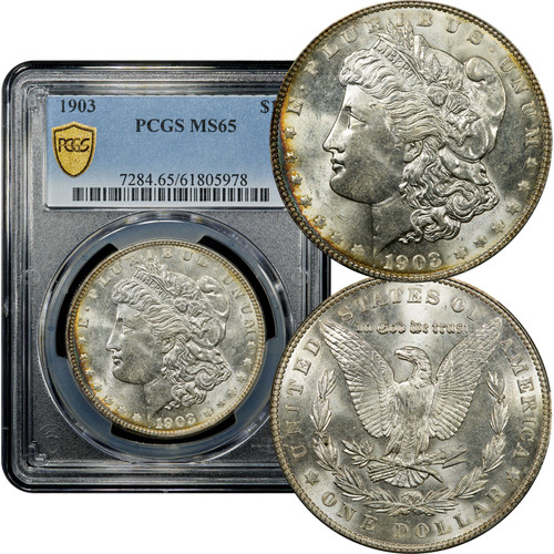 Dollaro morgan 1903 pcgs - dollaro,