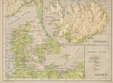 MAPPA DANIMARCA ISLAND mappa