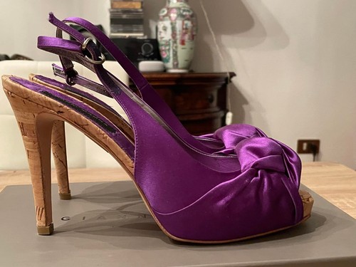 Sandali viola gianni - sandali, marra