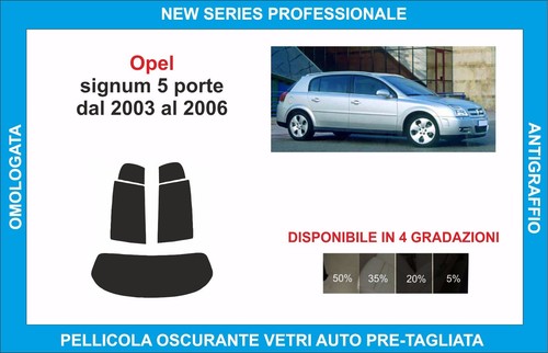 Pellicole oscuranti vetri opel - pellicole,