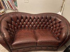 CHESTERFIELD 2 POSTI IN VERA PELLE