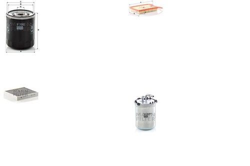 Mann filter pacchetto - mann-filter,