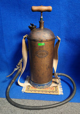 114- Bellissima Pompa a spalla irroratrice in rame con lancia Tosca Signa