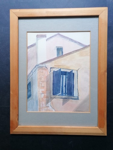 Quadro acquerello paesaggio