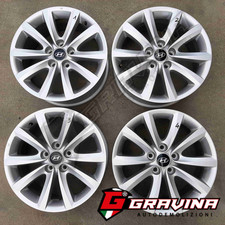 4 DISCHI RUOTA CERCHI IN LEGA MISURA 17 HYUNDAI I40 2011