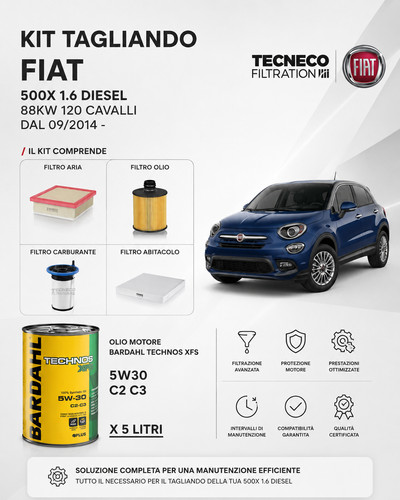 Kit tagliando filtri olio - tagliando,