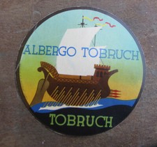 1930s LIBYA HOTEL TOBRUCH
