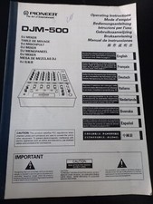 ISTRUZIONI / MANUALE PIONEER DJM-500 MIXER