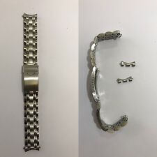 CINTURINO OROLOGIO "QUADRINI" ANSA CURVA  18 MM -NUOVO-