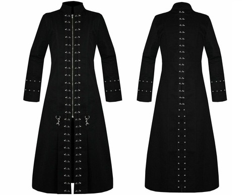Cappotto lungo uomo gotico con