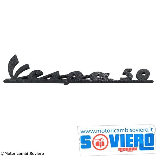 Scritta frontale adesiva nera - adesiva,