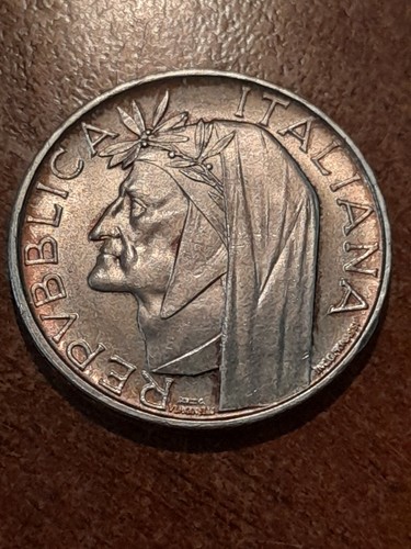 500 lire dante - argento,
